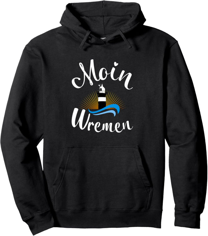 Wremen Wurster Nordseeküste Urlaub Leuchtturm Kleiner Preusse Pullover Hoodie