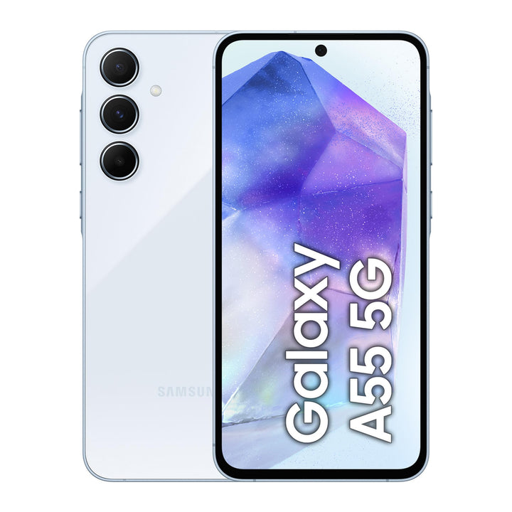 Samsung Galaxy A55 5G Smartphone, Android-Handy ohne Vertrag, 256 GB / 8 GB RAM, 2 Tage Akkulaufzeit