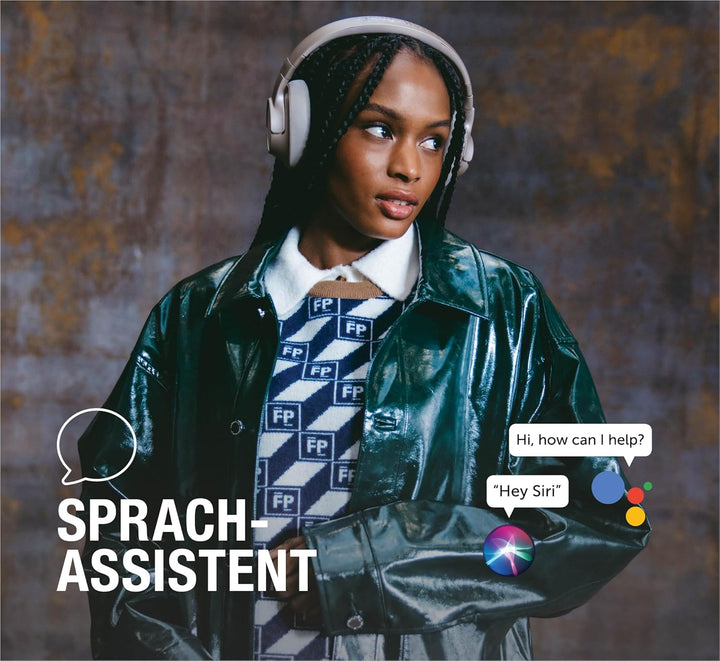 Fresh 'n Rebel Clam Fuse Bluetooth kopfhörer Over Ear mit Hybrid Active Noise Cancelling, mit ENC-Mi