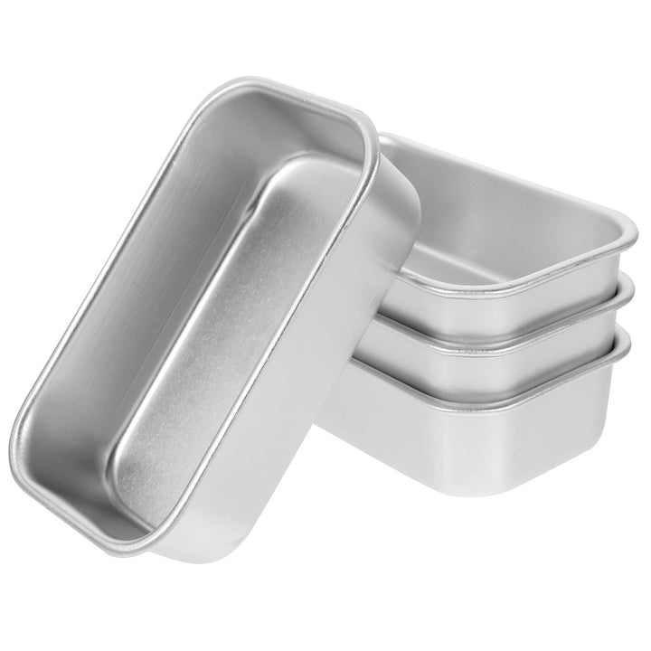 YARNOW 4Er Pack Mini Laib Pfannen Antihaft Mini Laib Backformen Kuchenformen Rechteck Brot Laib Blec