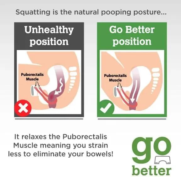 Go Better Folding Toilet Stool