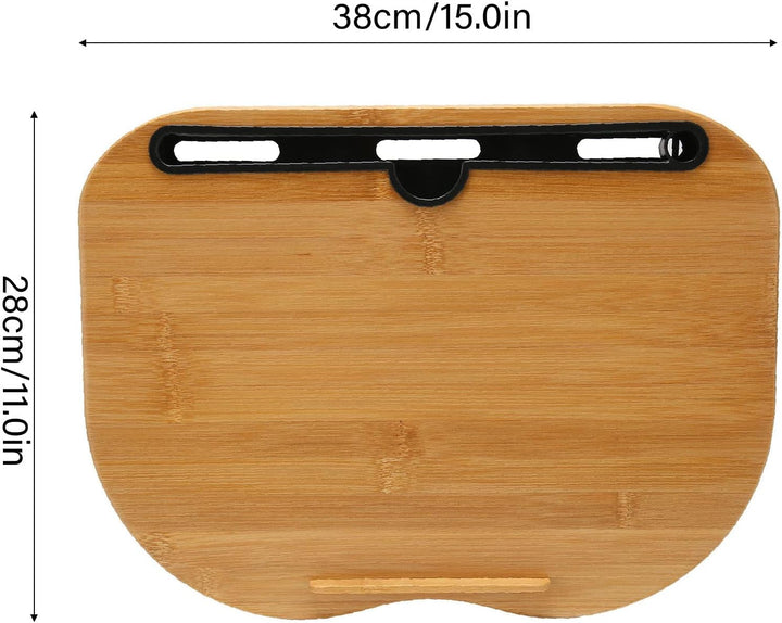 ciciglow Schoss-Laptop-Schreibtisch, Tragbarer Schoss-Schreibtisch mit Kissen, Passend für Bis zu 15