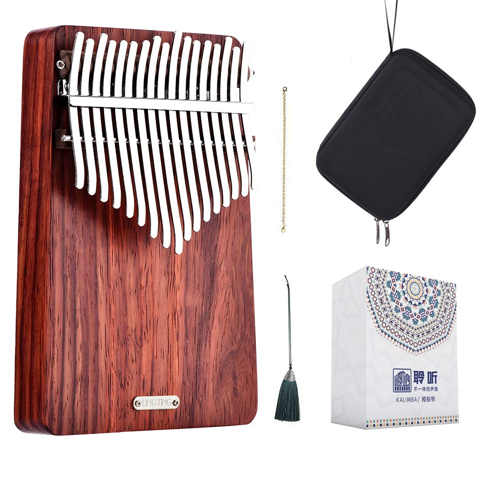 LingTing LT-K17A Kalimba Mbira Daumenklavier mit 17 Tasten