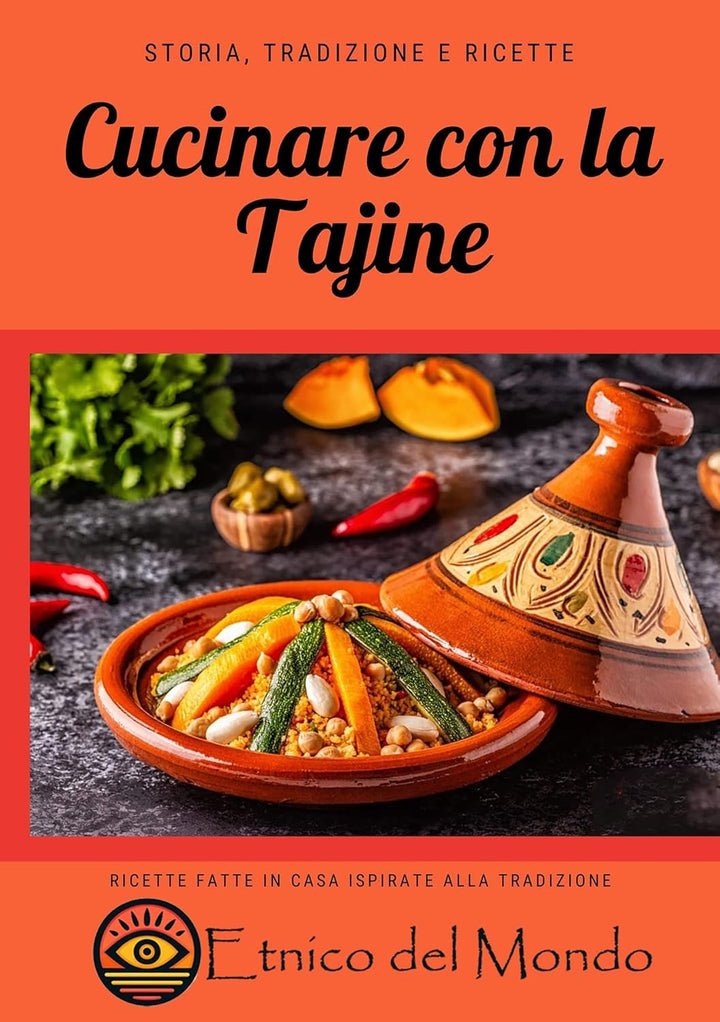 Tajine Terracotta-Topf Ethnischer Teller Marokkanisch Tunesisch XL 32 cm 0907211208