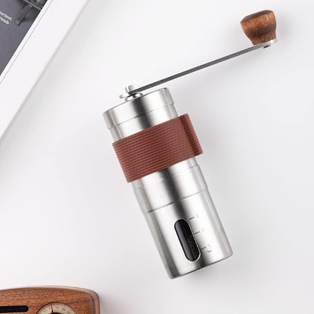 Cocoarm Verstellbare Handkaffeemühle Edelstahl Körper Handbuch Handkaffeemühle Waschbare Handmühle K