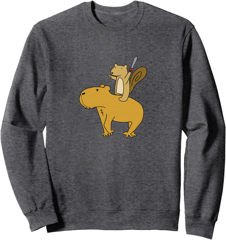 Capybara T-Shirt mit Eichhörnchen Sweatshirt