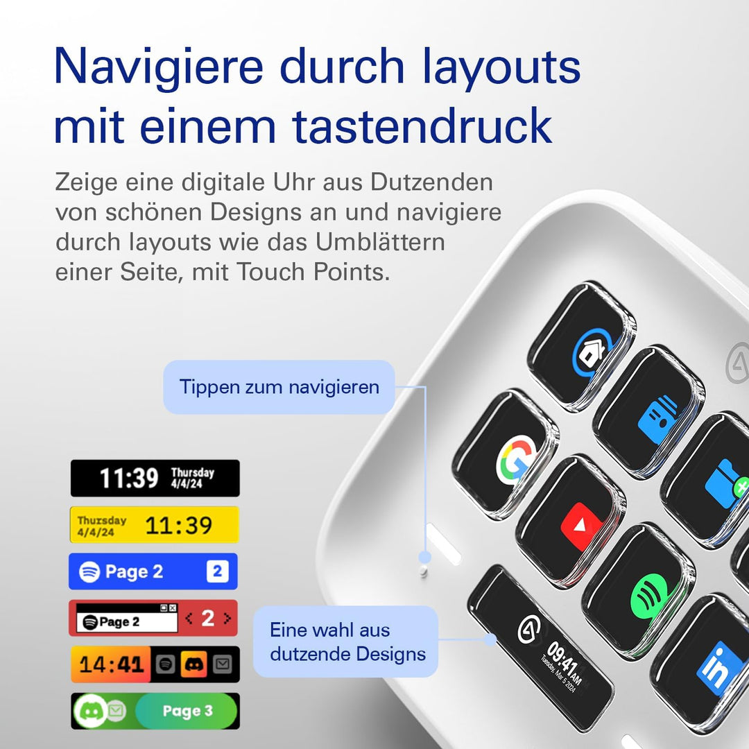 Elgato Stream Deck Neo – 8 anpassbare Tasten, 2 Touch Points, rasante Tasks & Workflows – Steuern Si