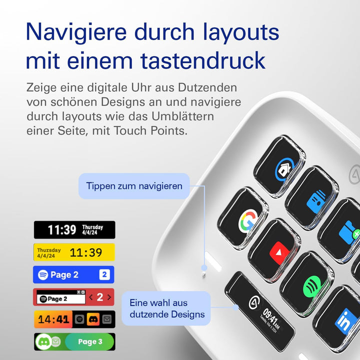 Elgato Stream Deck Neo – 8 anpassbare Tasten, 2 Touch Points, rasante Tasks & Workflows – Steuern Si