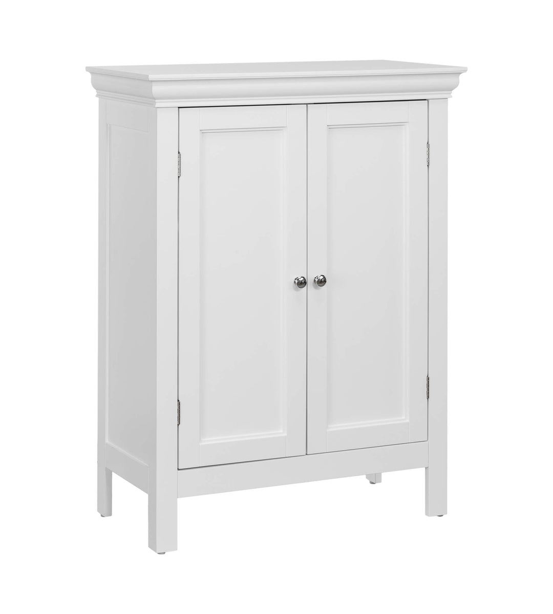 Teamson Home Stratford Badezimmerbodenschrank weisse ELG-676 mit 2 Regalen