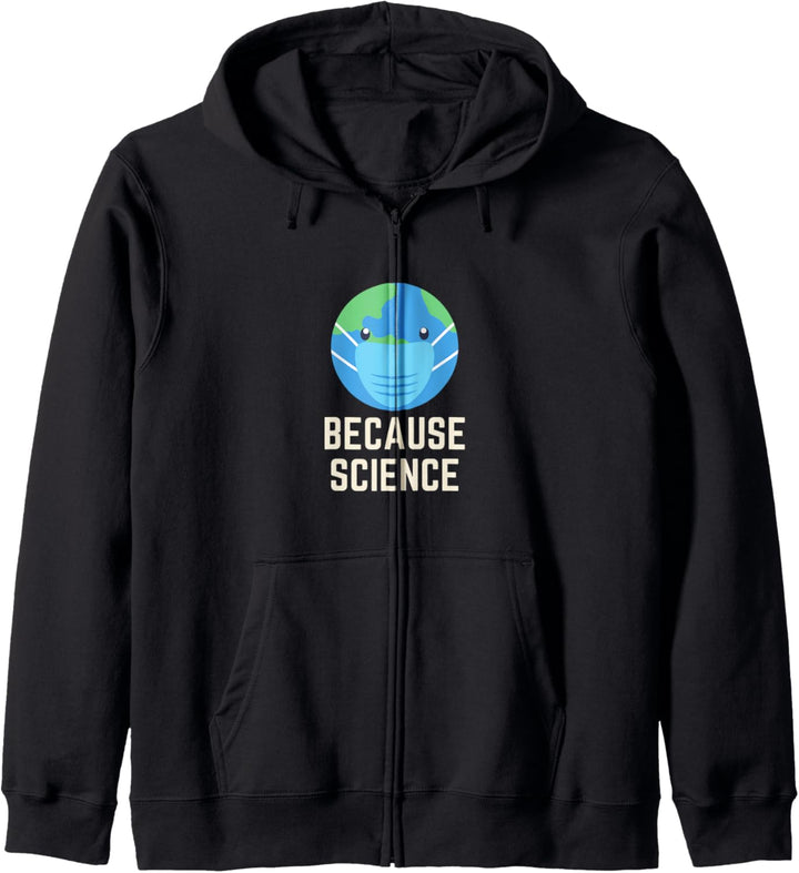 Lustiges Masken-Wissenschaftsgeschenk Wissenschaft schützt Kapuzenjacke