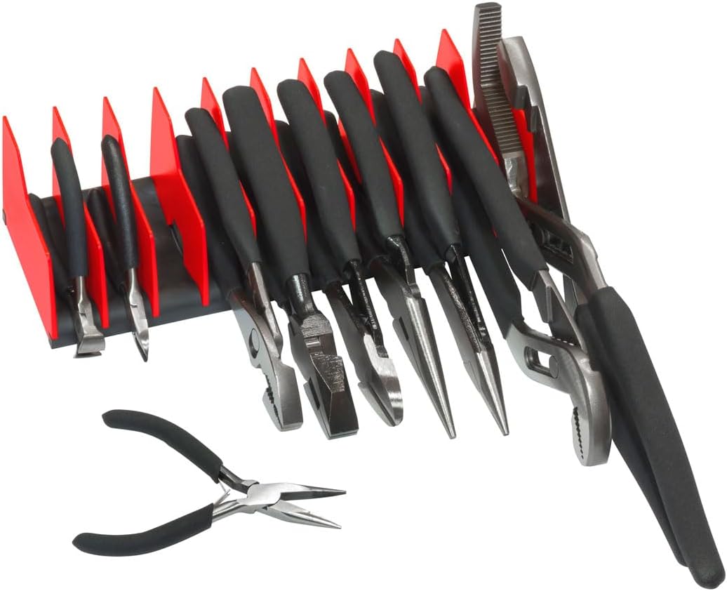 Ernst Manufacturing 5502 Plier Pro Premium Anti-Rutsch-Zangen-Organizer, orange Orange/Abendrot im Z