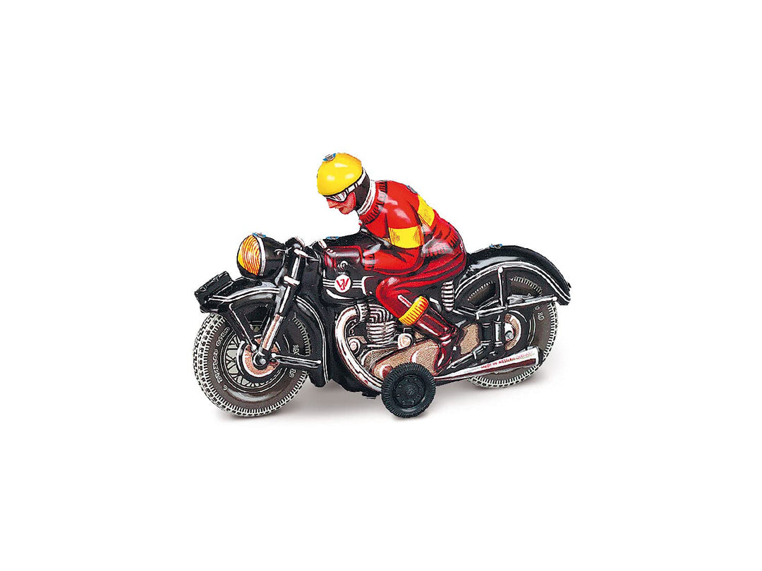 10588 - Wilesco Blechspielzeug - Motorrad, schwarz
