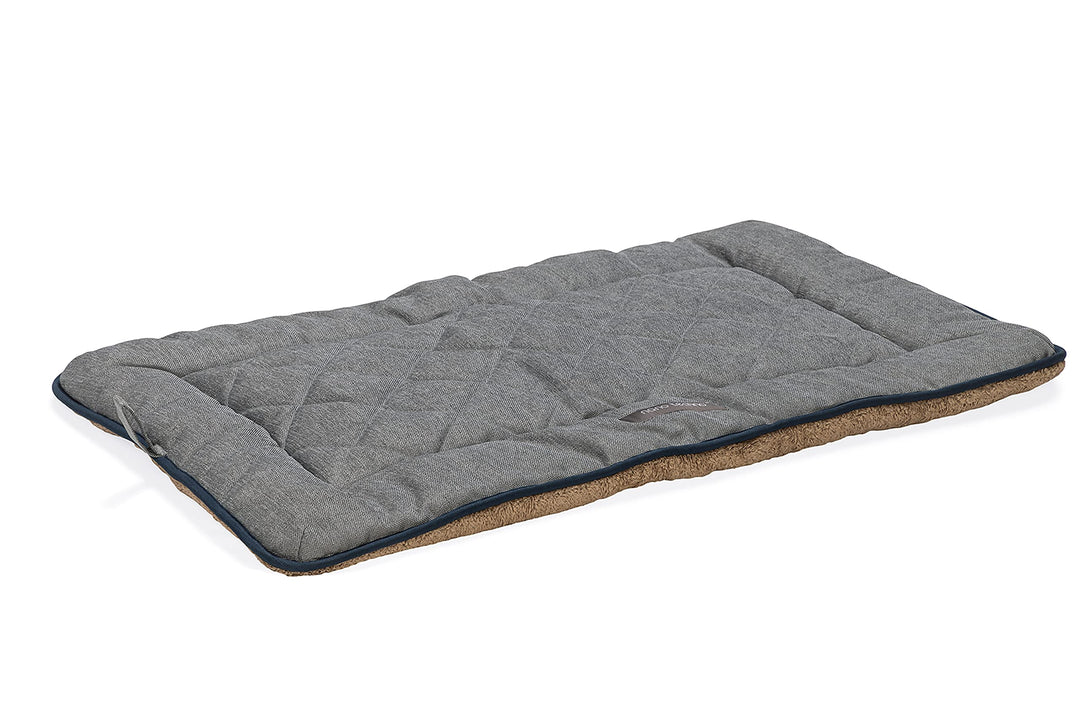 DGS Nano Chenille Sleeper Cushion Lex L: 109 cm B: 69 cm H: 3,5 cm grau, L: 109 cm B: 69 cm H: 3,5 c