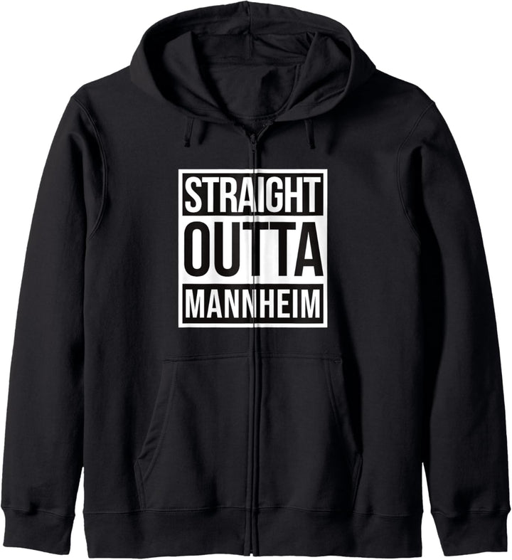 Straight Outta Mannheim Kapuzenjacke