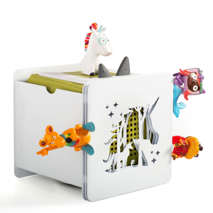 Metall Tonie Regal vollständig magnetisches Toniebox Regal Tonie aufbewahrung für bis zu 25-40 Figur