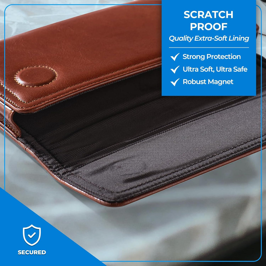Echt Leder Handyholster Kompatibel Mit Samsung Galaxy S25+, S25 S24 S23 Ultra Handyhalter Herren Gür