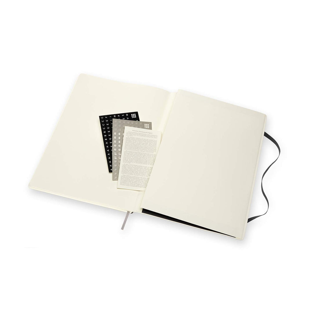 Moleskine - Pro Notebook, Perfektes Notizbuch für die Arbeit - Softcover mit Elastischem Verschluss