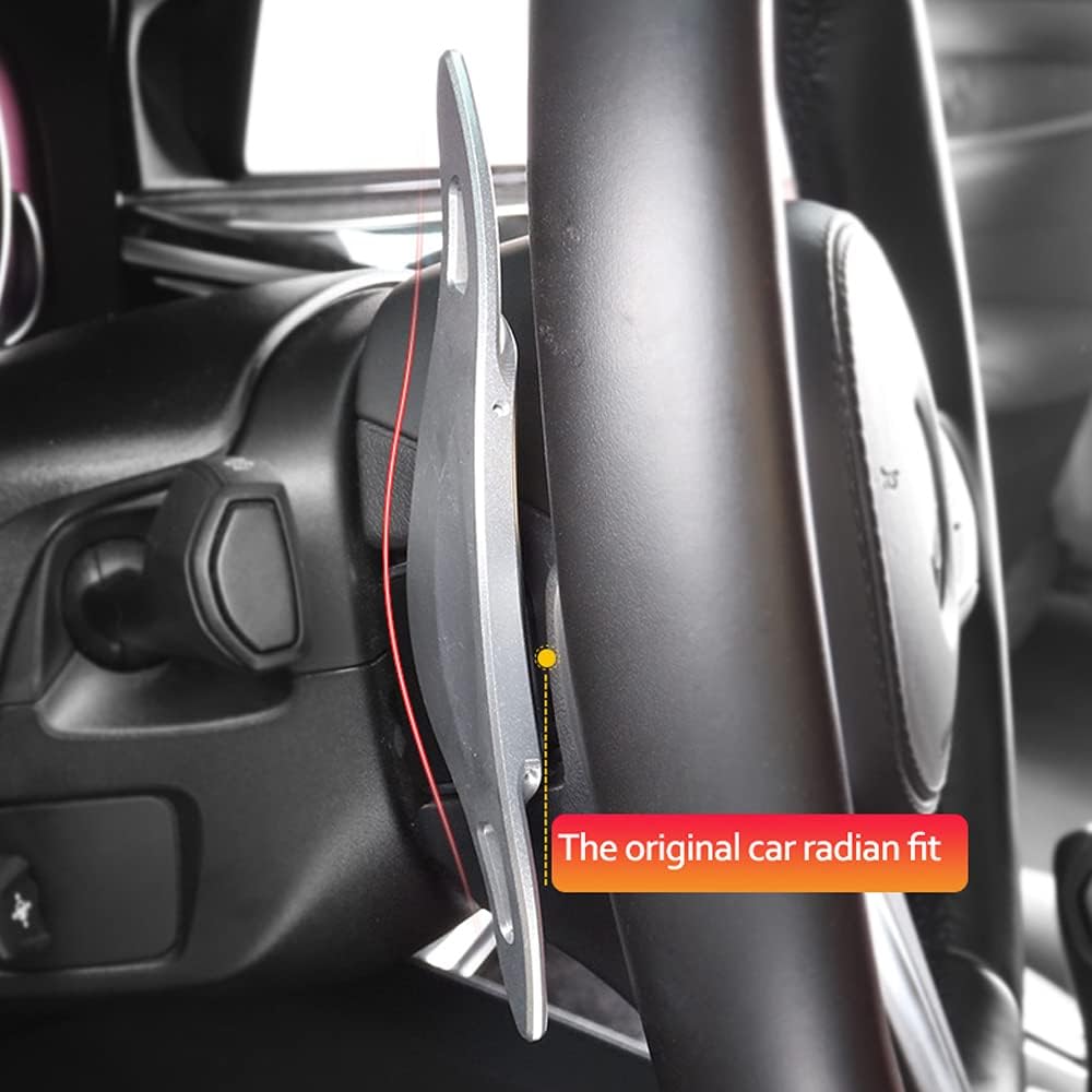 HIBEYO 2 Stücke Lenkrad Schaltwippen Verlängerung Paddles Lenkrad für BMW 5er G30 G31 G38 7er G11 G1