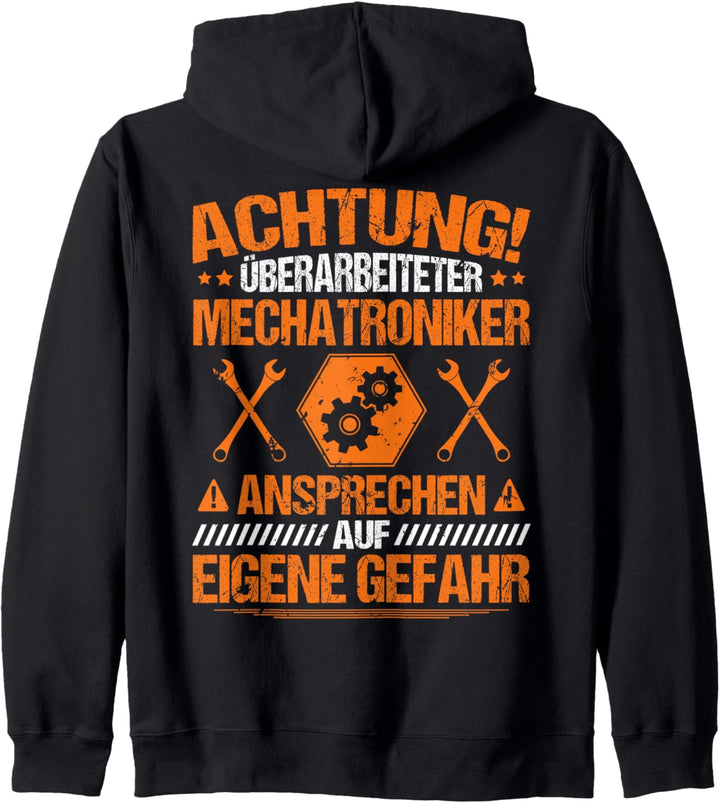 Mechatronik Überarbeitet Mechatronikerin Mechatroniker Kapuzenjacke