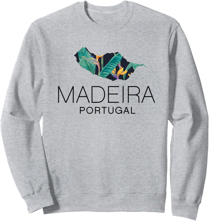 Madeira Portugal Blume Sweatshirt