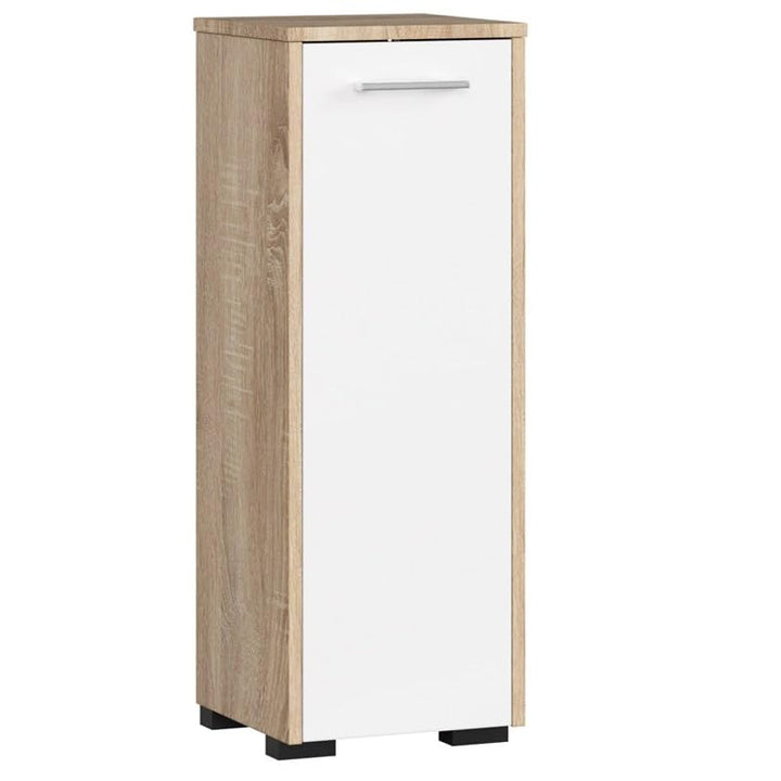 AKORD Stehender Badezimmerschrank schränke | Badezimmer kommode | FIN S30 eintürig | B30 x H82 x T30