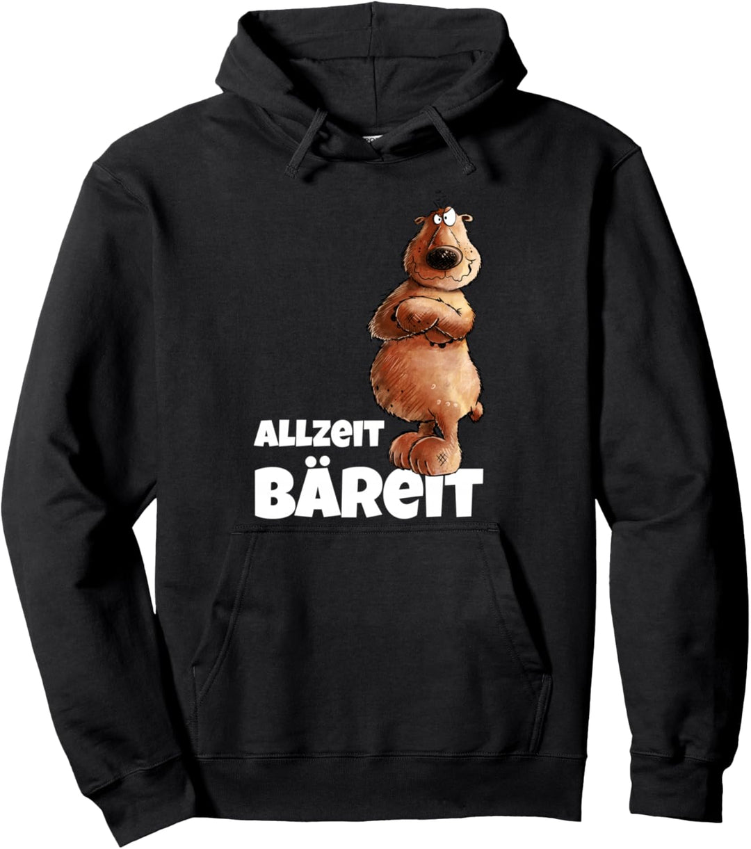 Einfach Nö I Wildlife Bär I Statement Spruch Nö I Nein Pullover Hoodie