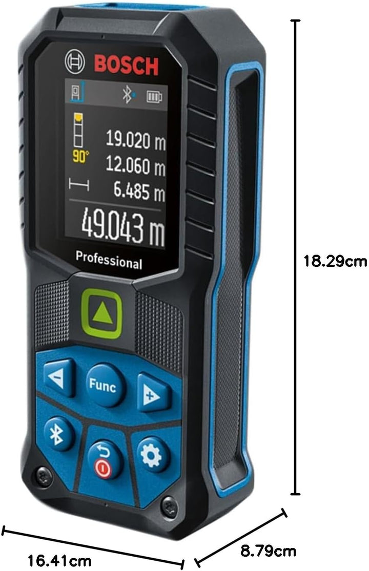 Bosch Professional Laser-Entfernungsmesser GLM 50-27 CG (grüner Laser, Reichweite: bis 50 m 3,7 V Li