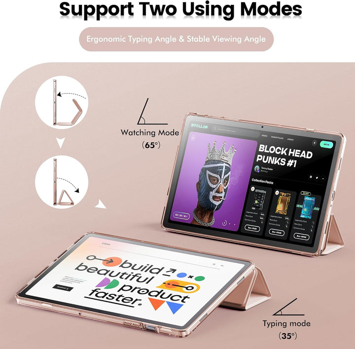 INFILAND Hülle für Samsung Galaxy Tab A9+/ A9 Plus 11 Zoll 2023 SM-X210/ X215/ X216,Schlank Leicht S