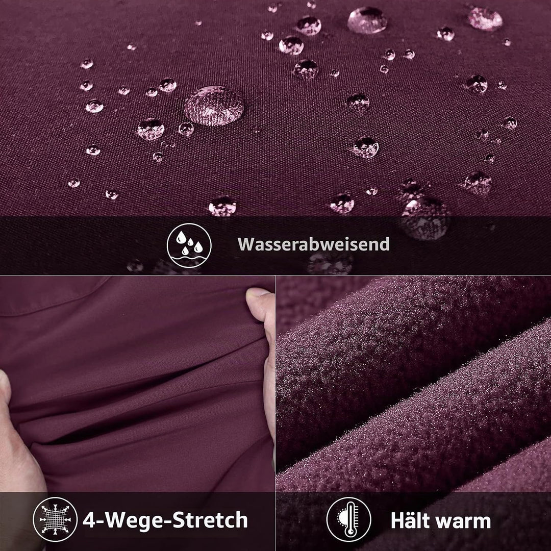 33,000ft Weste Damen Outdoor Leichte Softshell-Weste Ärmellose Jacke Winddichte Fleece Damenweste fü