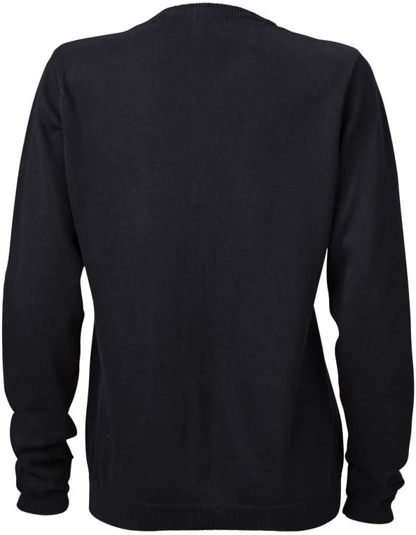 JN660 Damencardigan Strickjacke Damen Cardigan V-Neck L,Black