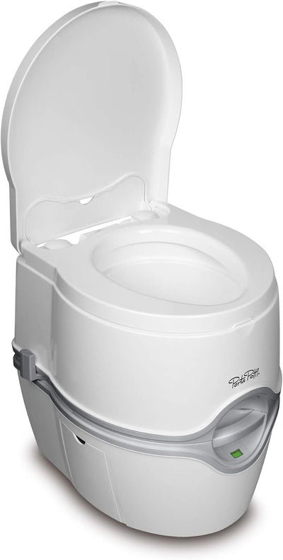 Thetford 92306 Porta Potti 565E (Elektric) Tragbare Toilette, Weiss-Grau, 448 x 388 x 450 mm Porta P