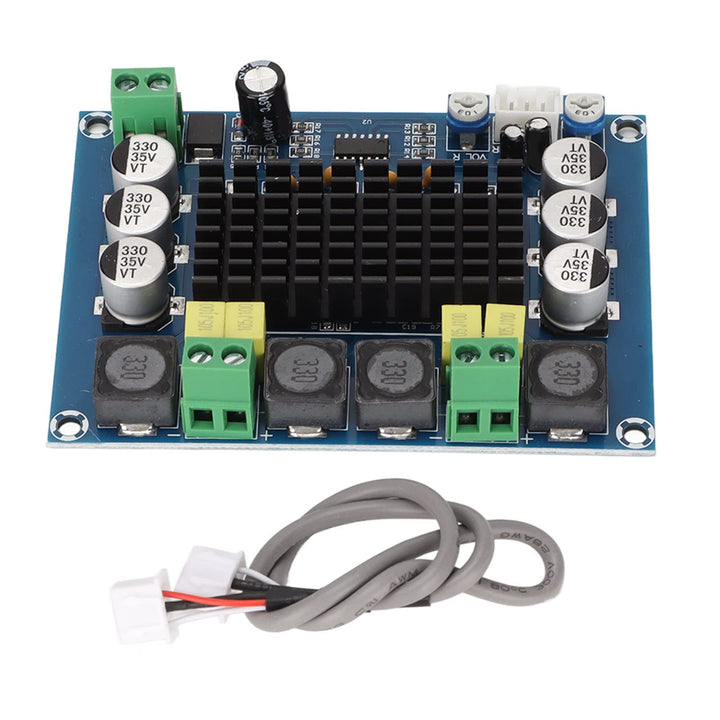 Digitale Stereo-Verstärkerplatine, Zweikanal DC 12‑24 V 2 X 120 W TPA3116D2 HIFI-DIY-Audio-Leistungs
