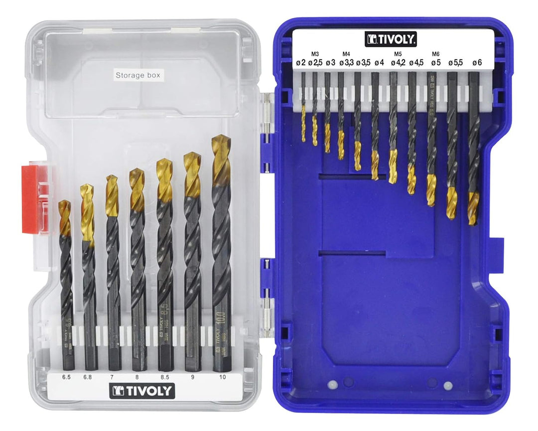 TIVOLY 11453170006 Bohrer-Set, 18 Stück