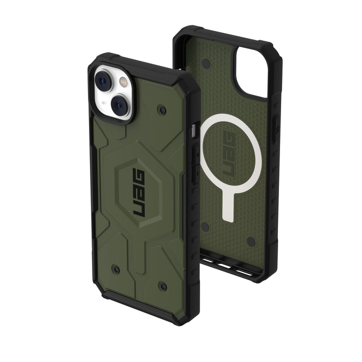 Urban Armor Gear UAG Pathfinder Case kompatibel mit Apple iPhone 14 Plus [Wireless Charging/Magnetis