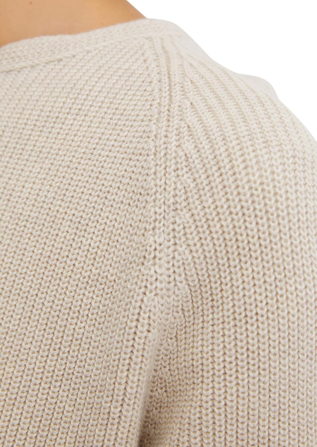 Marc O'Polo Damen Pullover Sweater L Weiss, L Weiss