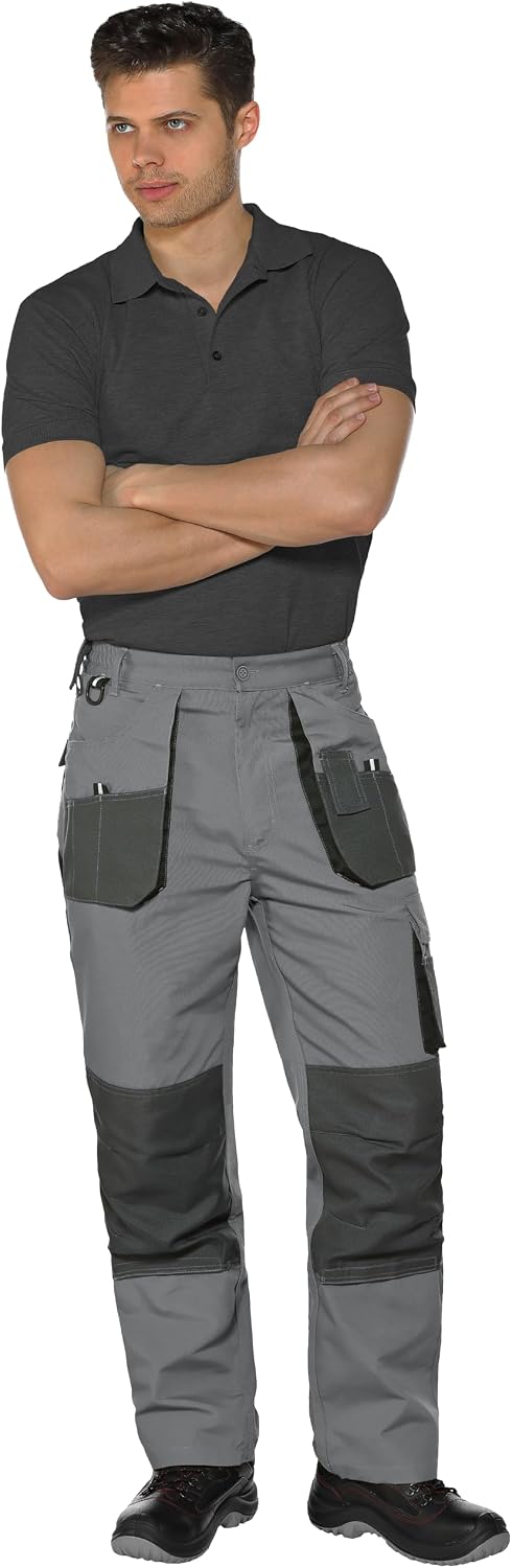 TRIUSO Power Arbeitsbundhose 270g/m² in grau 50 Grau, 50 Grau