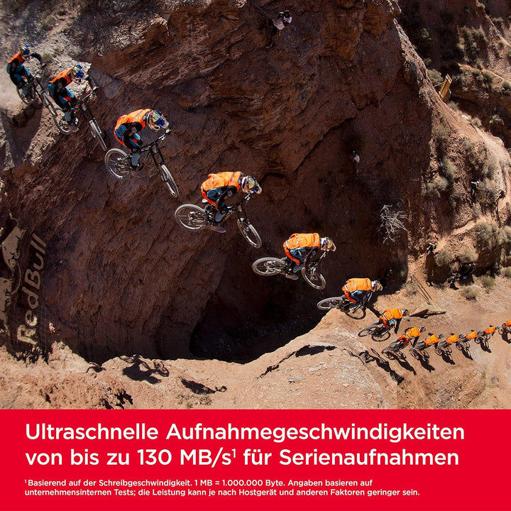 SanDisk Extreme SDXC UHS-I Speicherkarte 256 GB (V30, 180 MB/s Übertragung, U3, 4K UHD Videos, SanDi