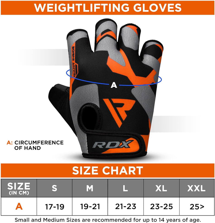 RDX Fitness Handschuhe Trainingshandschuhe Handgelenkstütze Sporthandschuhe Gewichtheben Workout Bod