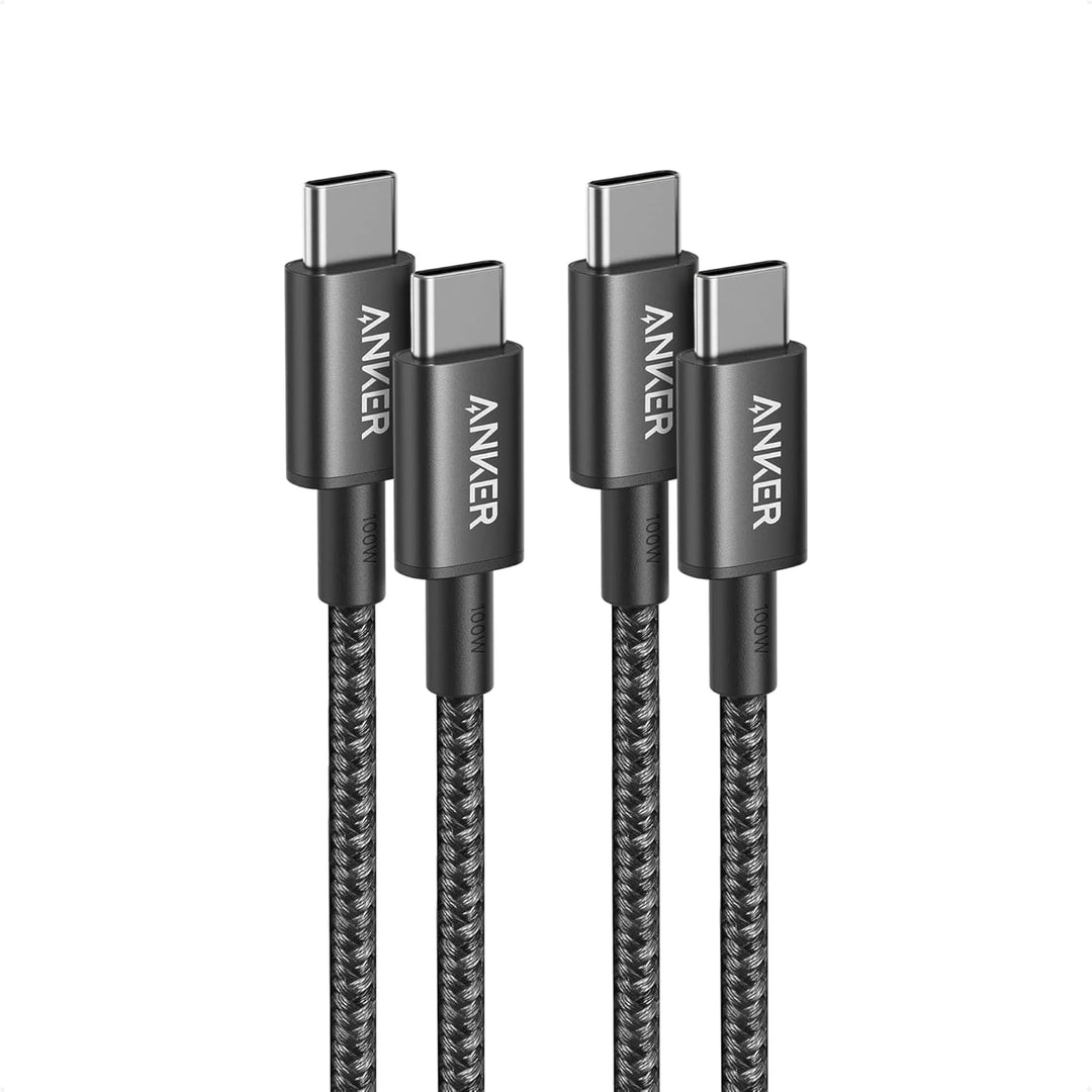 Anker 333 USB C auf USB C Ladekabel, 0.9m, Doppelpack,100W USB 2.0 Typ C Kabel, Schnellladeleistung