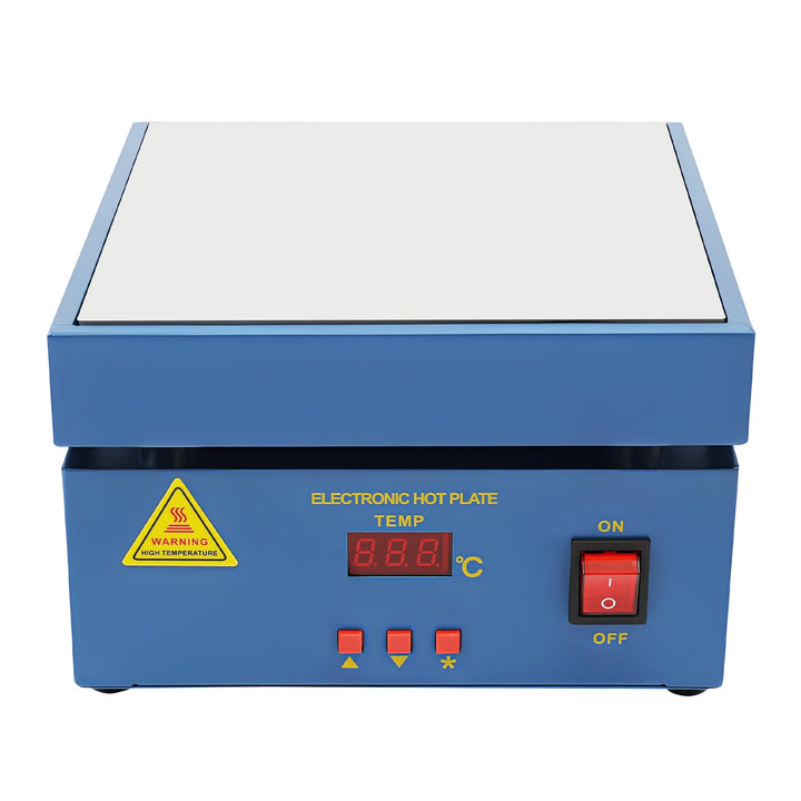 Lötstation Heizstation,800W Vorwärm-Lötstation 200x200 mm,Elektronische Löt-Heizplatte,50~400°C,AC 2