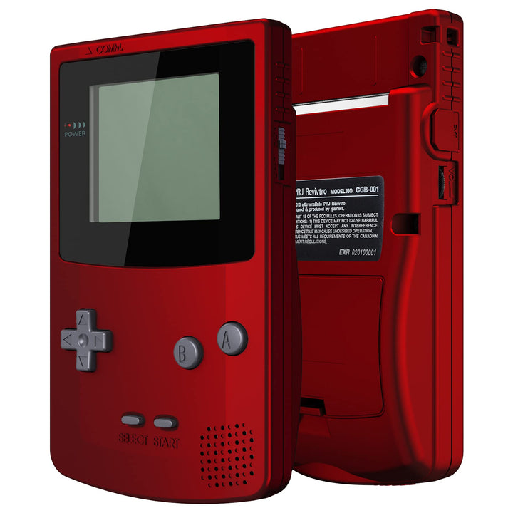 eXtremeRate IPS Ready Upgraded Case&Button für Gameboy Color, DIY-Ersatz Full Hülle Gehäuse Set für