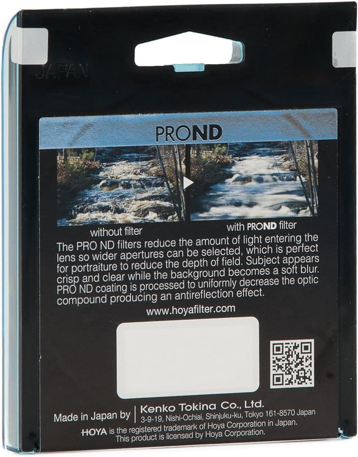 Hoya YPND000458 Pro ND-Filter (Neutral Density 4, 58mm), 58mm