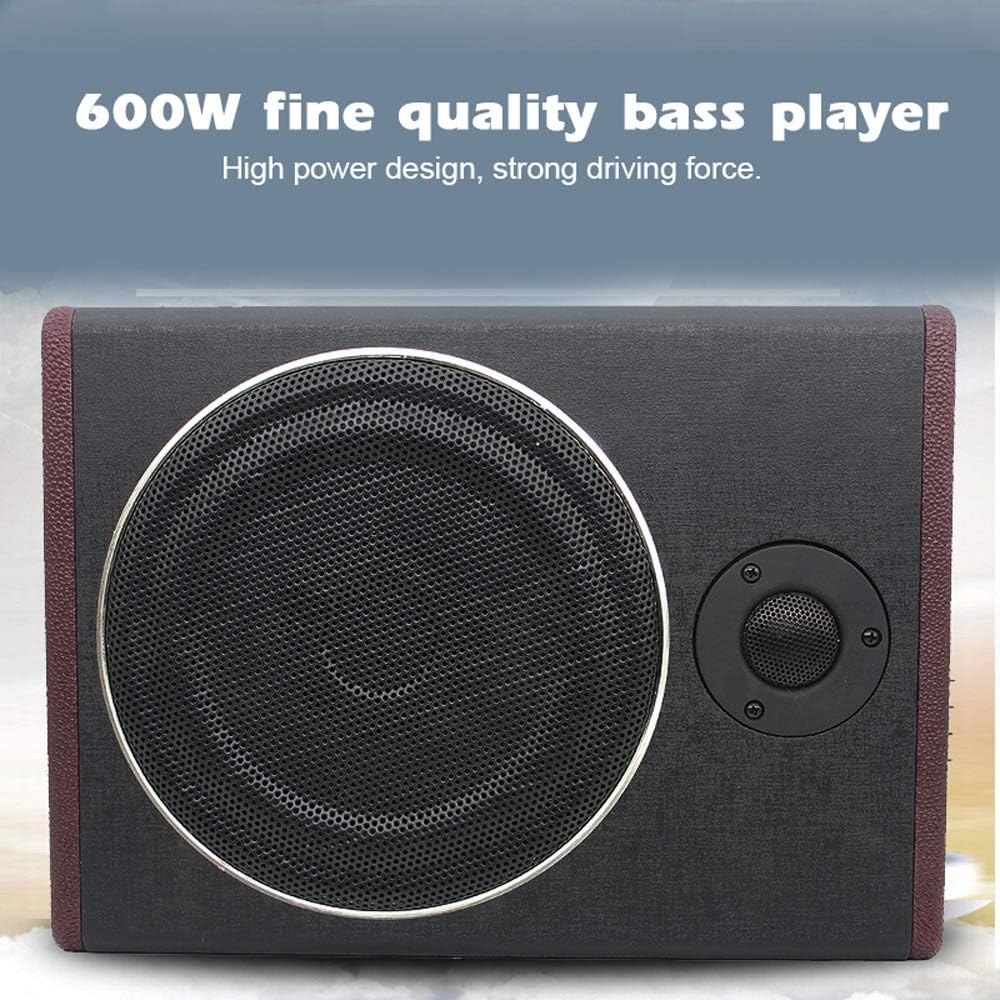 Shkalacar 8 Zoll Auto Stereo Ultradünner Subwoofer Hochleistungs-Verstärktes, Subwoofer System mit h
