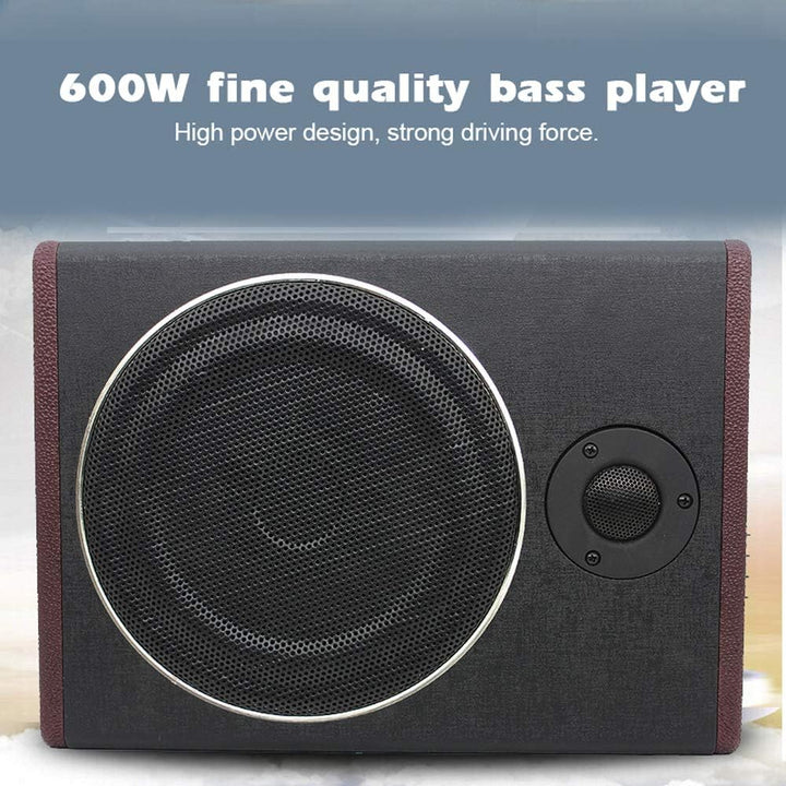 Shkalacar 8 Zoll Auto Stereo Ultradünner Subwoofer Hochleistungs-Verstärktes, Subwoofer System mit h