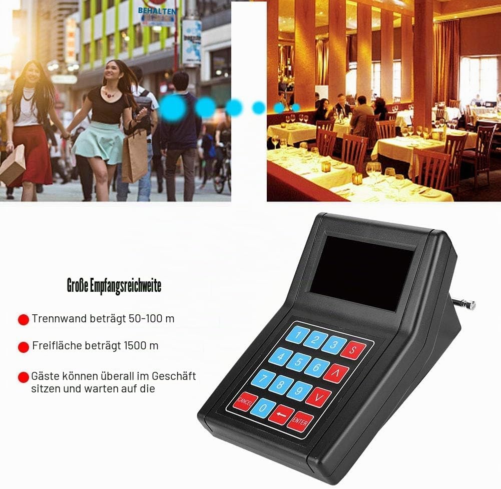 Pager System Restaurant Pager Drahtloses Gästeruf Kundenrufsystem Paging System Wireless Calling Sys