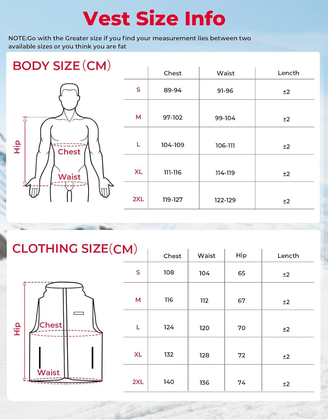 KEMIMOTO Beheizbare Weste, Beheizte Weste mit 4 Heizzone, Eletriksche Heizweste aus Fleece, Wärmewes