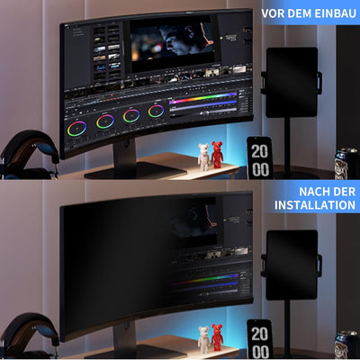 DEJIMAX Monitor Blickschutzfolie 24 Zoll für Computer 16:9 Seitenverhältnis, Anti -Blendung & blaues