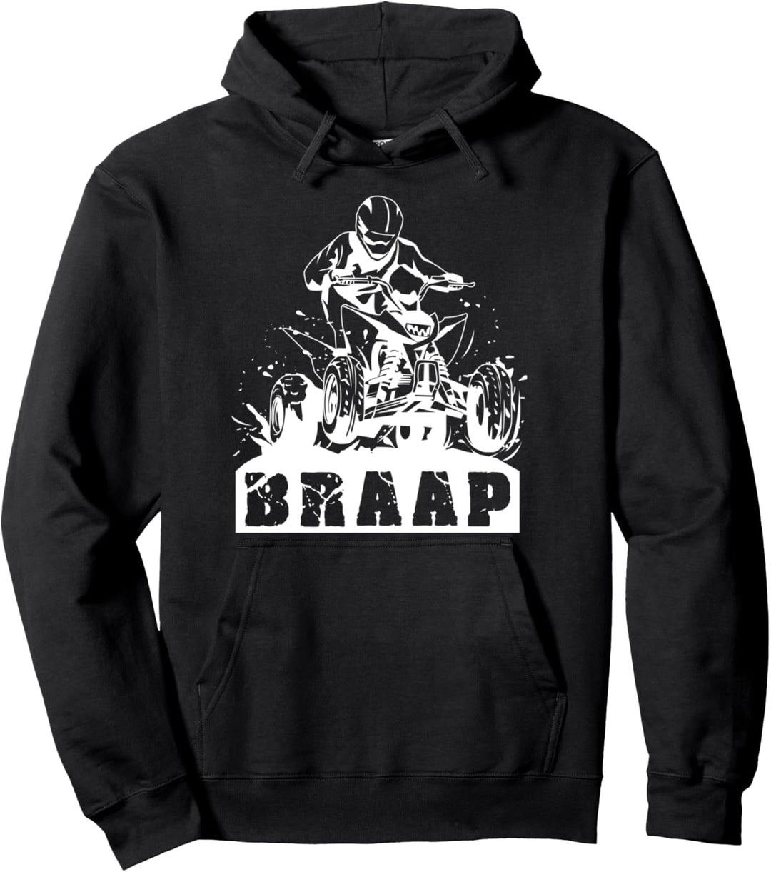 Braap Dirt Extremsport Quadfahrer Biker Bike Gelände Pullover Hoodie