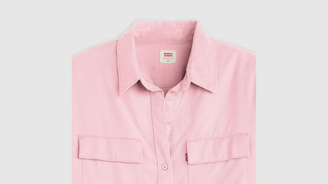 Levi's Damen Doreen Utility Hemd S Fragrant Lilac Gd - Pink, S Fragrant Lilac Gd - Pink