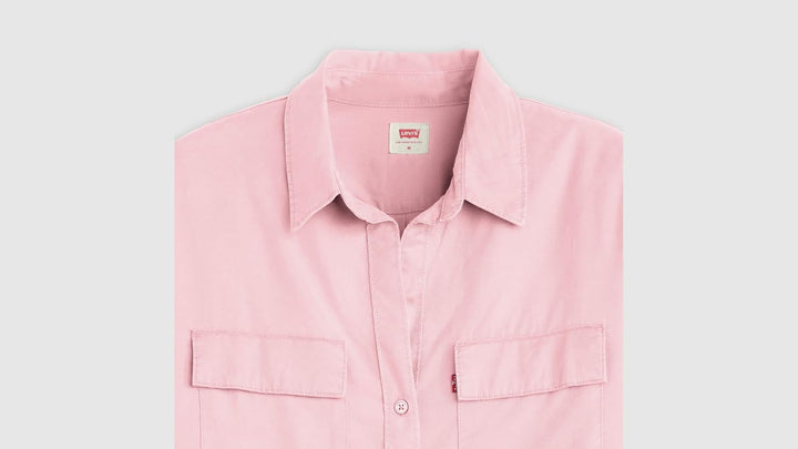 Levi's Damen Doreen Utility Hemd S Fragrant Lilac Gd - Pink, S Fragrant Lilac Gd - Pink